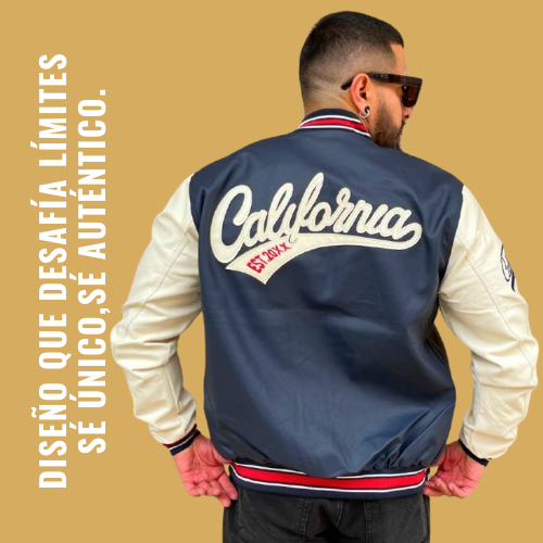 CHAQUETA BEISBOLERA CALIFORNIA.