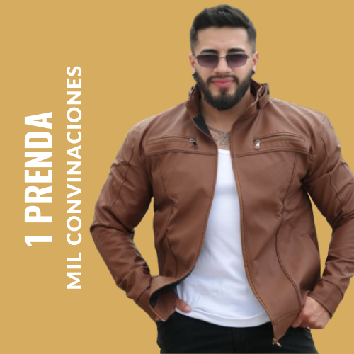 CHAQUETA PILOTO-CUEROTEX PREMIUM