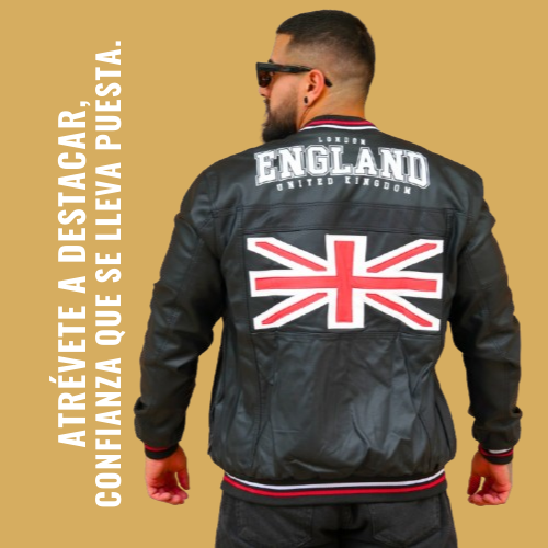 CHAQUETA BEISBOLERA ENGLAND IMPORTADA