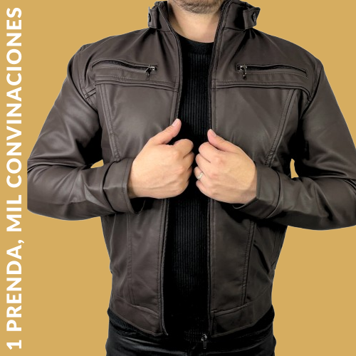 CHAQUETA PILOTO-CUEROTEX PREMIUM