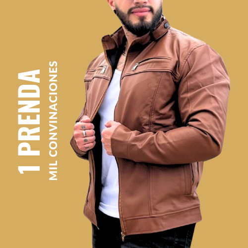 CHAQUETA PILOTO-CUEROTEX PREMIUM