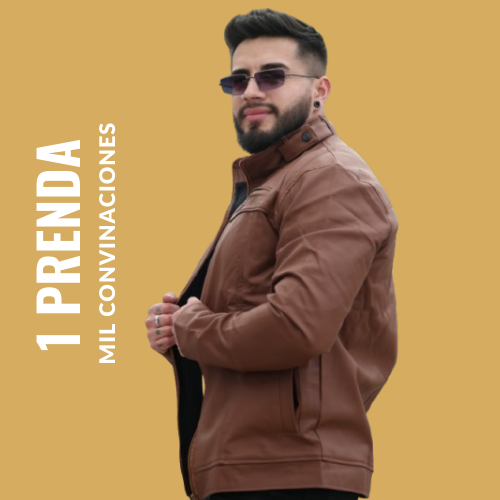 CHAQUETA PILOTO-CUEROTEX PREMIUM