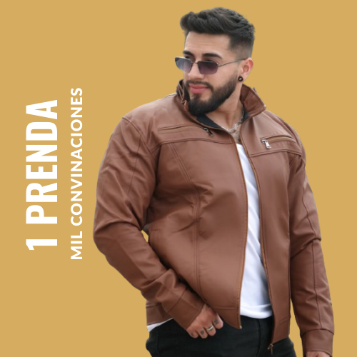 CHAQUETA PILOTO-CUEROTEX PREMIUM