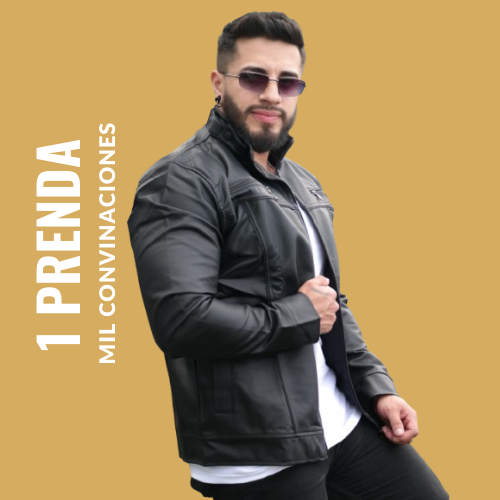 CHAQUETA PILOTO-CUEROTEX PREMIUM