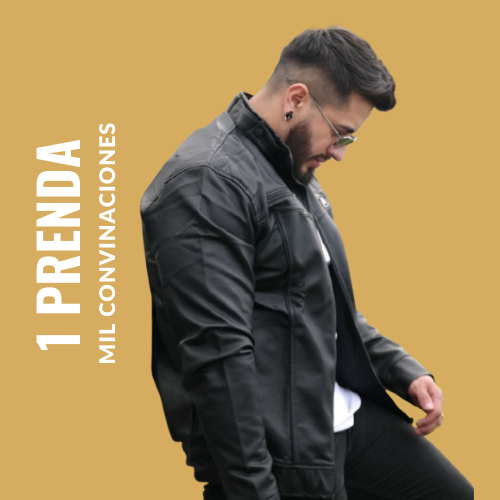 CHAQUETA PILOTO-CUEROTEX PREMIUM