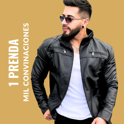 CHAQUETA PILOTO-CUEROTEX PREMIUM