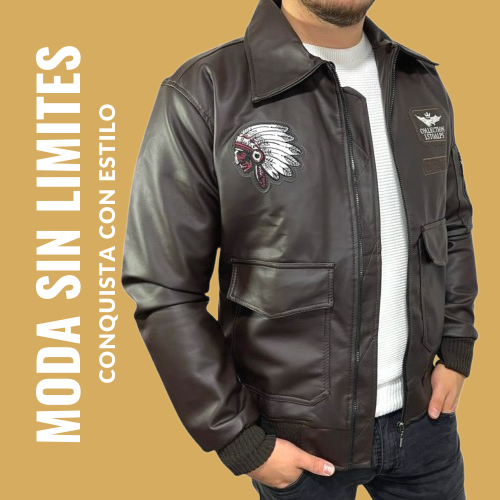 CHAQUETA BELMONT -CUEROTEX PREMIUM