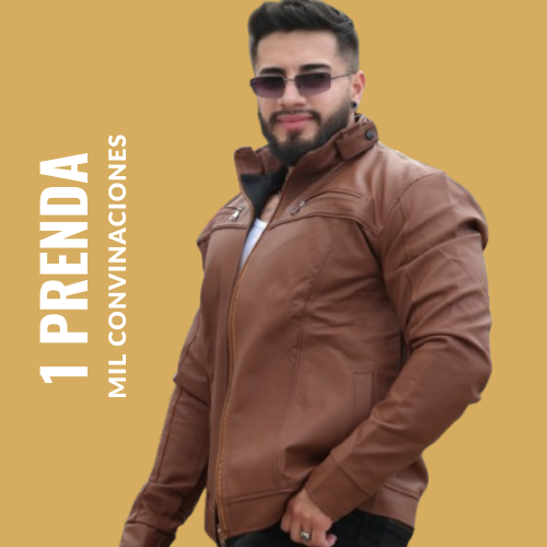 CHAQUETA PILOTO-CUEROTEX PREMIUM